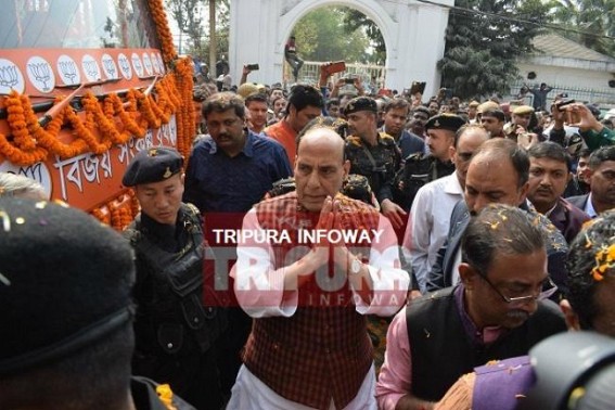 Bangladesh's great support helped curb terror in northeast: Rajnath Bangladesh's great support helped curb terror in northeast: Rajnath